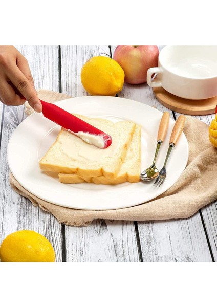 Tekno Trust Silikon Krema, Peynir ve Çikolata Sıyırma Spatulası 2 Adet