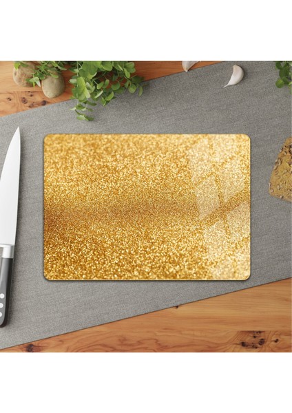 Şık cam kesme tahtası 25x35, dayanıklı ve kullanışlı mutfak gereci