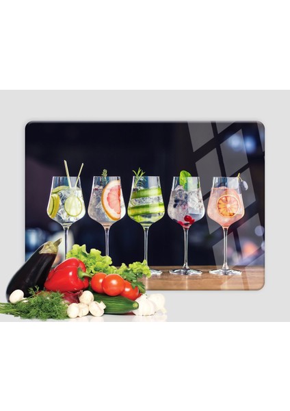 Şık cam kesme tahtası, ayaklı barbekü, 25x35 cm, dayanıklı ve pratik kullanım modelleri