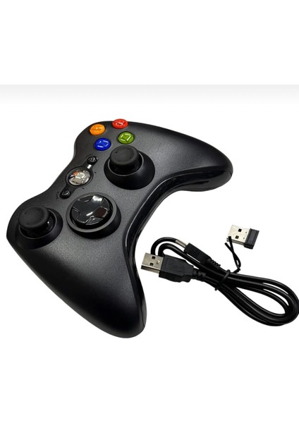 X360 Kablosuz Gamepad Oyun Joystıck PC+360 Uyumlu Controller