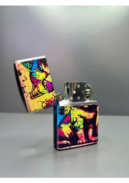 Zippo Model Lazer Baskı Benzinli Metal Çakmak fiyatları