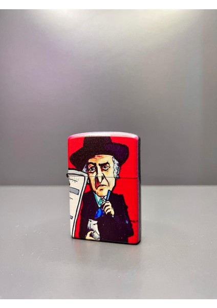 Zippo Model Lazer Baskı Benzinli Metal Çakmak