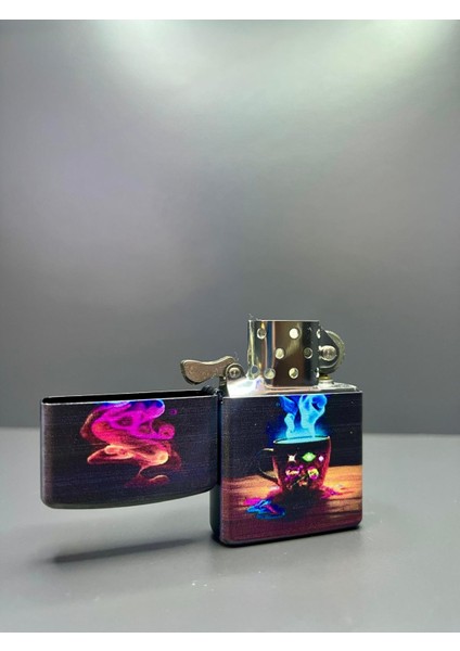 Zippo Model Lazer Baskı Benzinli Metal Çakmak fiyatları