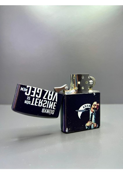 Zippo Model Lazer Baskı Benzinli Metal Çakmak fiyatları
