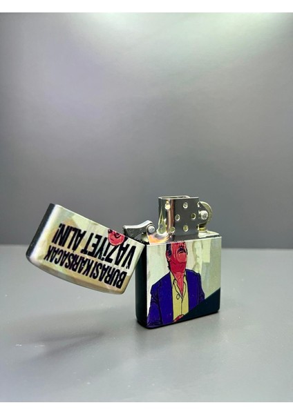 Zippo Model Lazer Baskı Benzinli Metal Çakmak fiyatları