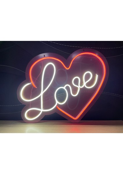 Neon LED Duvar Dekoratif Aydınlatma -Love (2)-