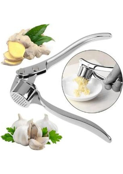 Çelik Sarımsak Ezici, 15 cm uzunluk, 4 cm en, Türkiye yapımı