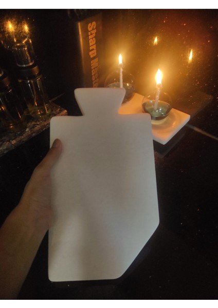 Beyaz Mermer Kesme Tahtası ve Sunum Tabağı, şık ve dayanıklı tasarım indirimleri