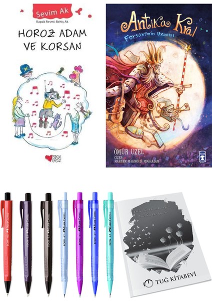 Antika Kral Forsantin'in Uyanışı ve Horoz Adam ve Korsan 2'li Set - Kalem