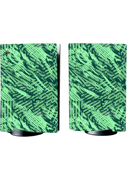 Modern Playstation 5 Standart Kasa Dijital Versiyon Full Sticker Kaplama Seti