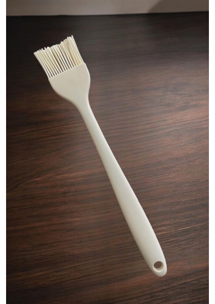 Tekno Trust Silikon Yumurta ve Yağlama Fırçası Büyük Boy- 27 cm Krem Renkli Özel Seri