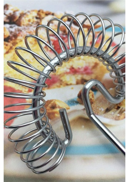 Paslanmaz Çelik Spiral Yumurta Çırpıcı ve Servis Seti, Pratik ve Dayanıklı