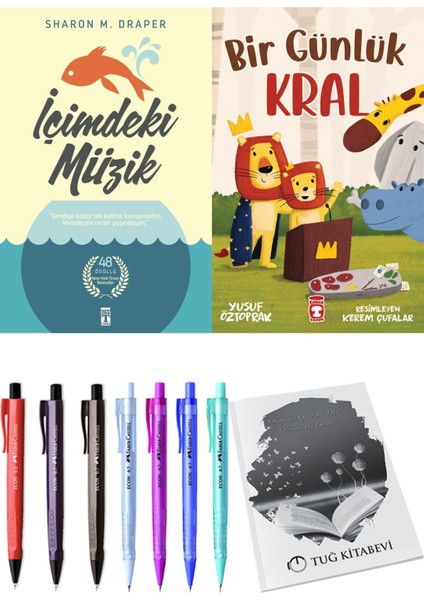 Bir Günlük Kral ve İçimdeki Müzik 2'li Set - Kalem