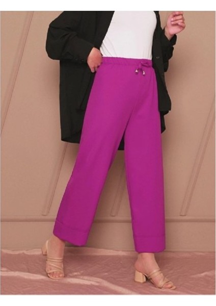 Bağcık Detaylı Double Paça Pantolon