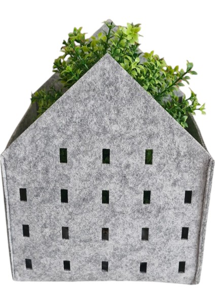 Dekoratif Saksı Kutu Organizer Keçe Sepet Çok Amaçlı 20x20x25 Cm 3 Mm Keçe fırsatları