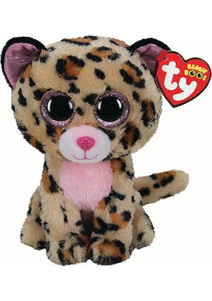 Ty Beanie Boos Livvie Pembe Leopar 15 cm