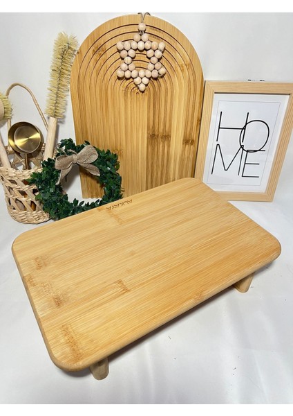 Bambu Sunum ve Doğrama Tahtası, 33x23 cm, kahverengi, şık ve dayanıklı tasarım modelleri