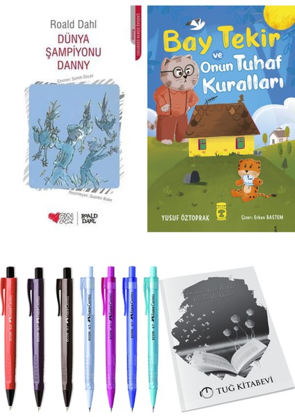 Bay Tekir ve Onun Tuhaf Kuralları ve Dünya Şampiyonu Danny 2'li Set - Kalem