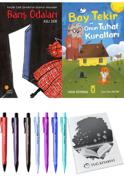 Bay Tekir ve Onun Tuhaf Kuralları ve Barış Odaları 2'li Set - Kalem