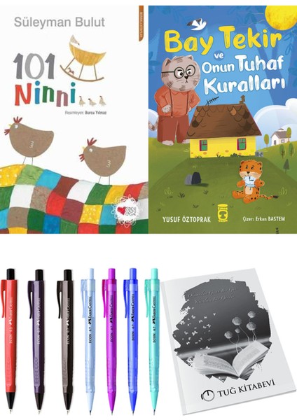 Bay Tekir ve Onun Tuhaf Kuralları ve 101 Ninni Süleyman Bulut 2'li Set - Kalem