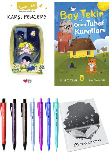 Bay Tekir ve Onun Tuhaf Kuralları ve Karşı Pencere 2'li Set - Kalem