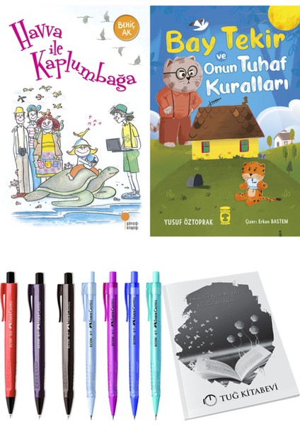 Bay Tekir ve Onun Tuhaf Kuralları ve Havva ile Kaplumbağa 2'li Set - Kalem