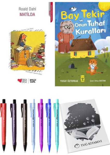 Bay Tekir ve Onun Tuhaf Kuralları ve Matilda 2'li Set - Kalem