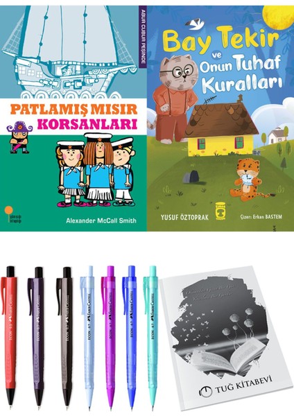Bay Tekir ve Onun Tuhaf Kuralları ve Patlamış Mısır Korsanları 2'li Set - Kalem
