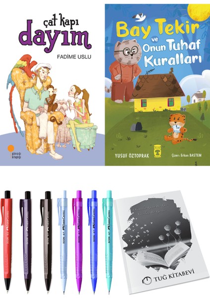 Bay Tekir ve Onun Tuhaf Kuralları ve Çat Kapı Dayım 2'li Set - Kalem