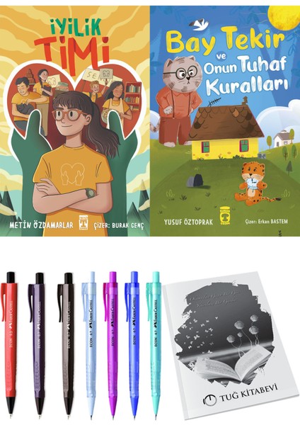 Bay Tekir ve Onun Tuhaf Kuralları ve İyilik Timi 2'li Set - Kalem