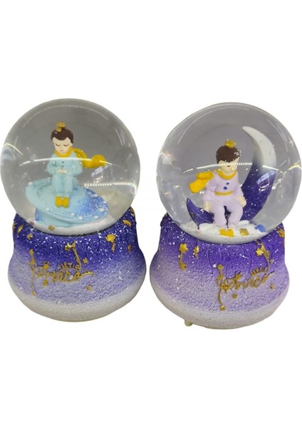 Işıklı Müzikli Orta Boy Kar Küresi