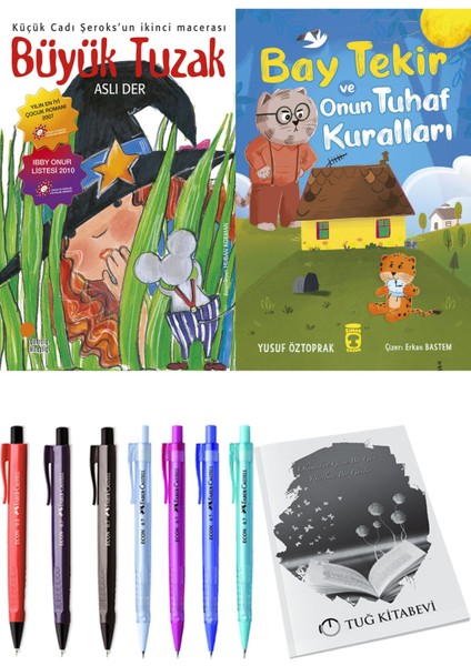 Bay Tekir ve Onun Tuhaf Kuralları ve Büyük Tuzak 2'li Set - Kalem