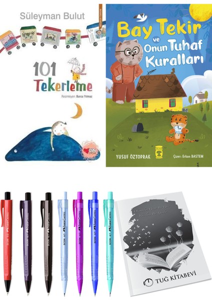 Bay Tekir ve Onun Tuhaf Kuralları ve 101 Tekerleme 2'li Set - Kalem