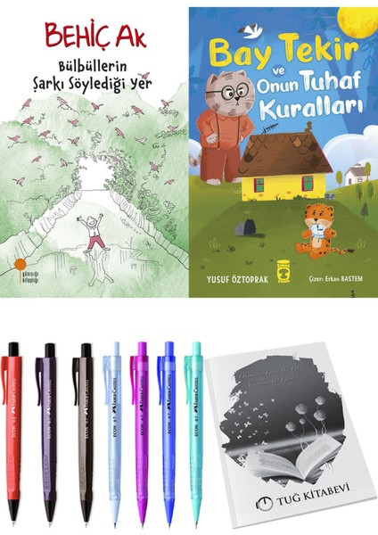 Bay Tekir ve Onun Tuhaf Kuralları ve Bülbüllerin Şarkı Söylediği Yer 2'li Set - Kalem