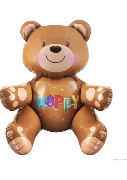 Gold Yaş Rakamlı Kral Taç Oturan Ayı Temalı Rose Gold Pembe Balonzinciri Doğum Günü Parti Seti Süsü fiyatları