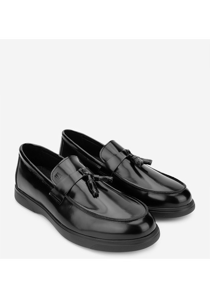 Erkek Hakiki Deri Siyah Açma Loafer Ayakkabı 698 1113-3 Erk Ayk Y24 Sıyah Acma fiyatları