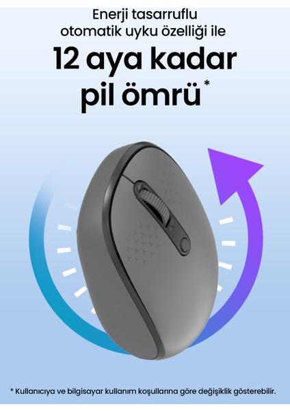 MX400 Prime Pro Sessiz Kablosuz Mouse Bluetooth ve 2.4ghz Wireless Bağlantı - Ayarlanabilir Dpı