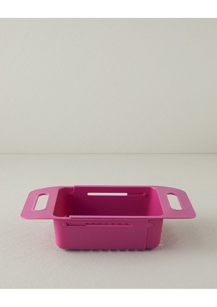 Tekno Trust Düz Plastik Süzgeç Pembe