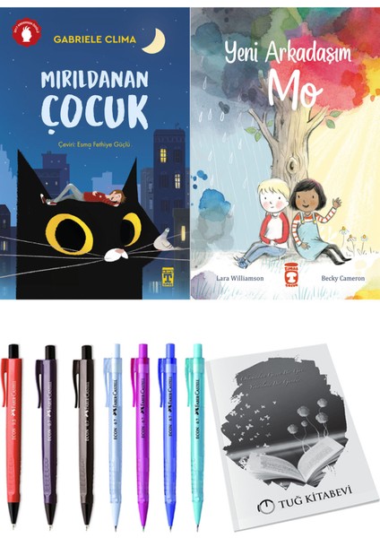 Yeni Arkadaşım Mo ve Mırıldanan Çocuk 2'li Set - Kalem