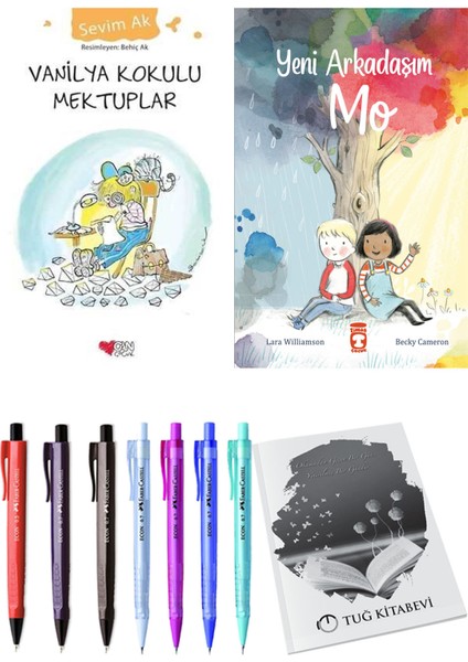 Yeni Arkadaşım Mo ve Vanilya Kokulu Mektuplar 2'li Set - Kalem