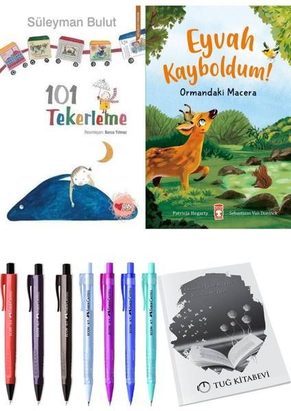 Eyvah Kayboldum! Ormandaki Macera ve 101 Tekerleme 2'li Set - Kalem