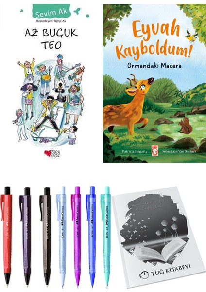Eyvah Kayboldum! Ormandaki Macera ve Az Buçuk Teo 2'li Set - Kalem
