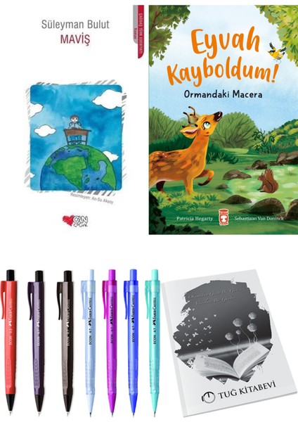 Eyvah Kayboldum! Ormandaki Macera ve Maviş 2'li Set - Kalem
