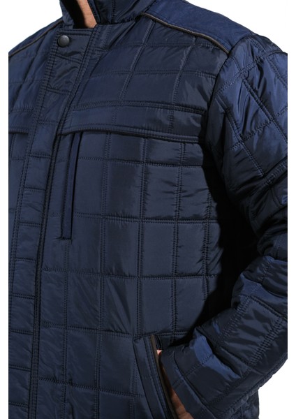 Kadife Detaylı Kapitone Desenli Içi Polarlı Çok Cepli Lüx Kaban modelleri