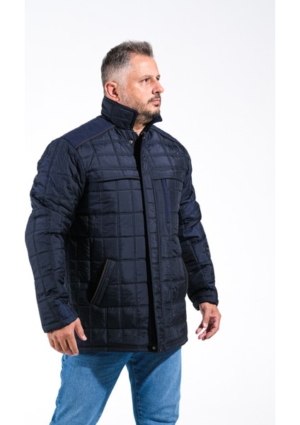 Kadife Detaylı Kapitone Desenli Içi Polarlı Çok Cepli Lüx Kaban fırsatları