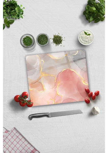 Cam kesme tahtası, 29x34 cm, şık ve dayanıklı tasarım