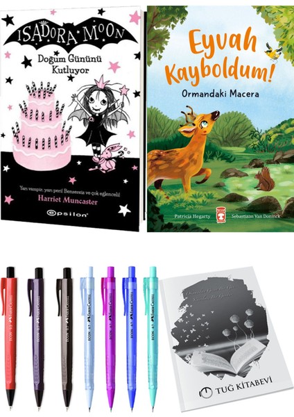 Eyvah Kayboldum! Ormandaki Macera ve Isadora Moon 4 Doğum Gününü Kutluyor 2'li Set - Kalem
