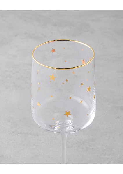 Talisman Star Cam 3'lü Kadeh 320 ml Şeffaf-Gold modelleri