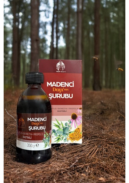 Mesir-i Şifa Propolis Şurubu Okaliptus Ekinezya Propolis Ekstreli Bitkisel Karışımlı Şurup 350 gr