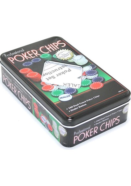 Poker Oyunu 100 Chip Poker Oyunu ALK2541 - CPB1328-3103